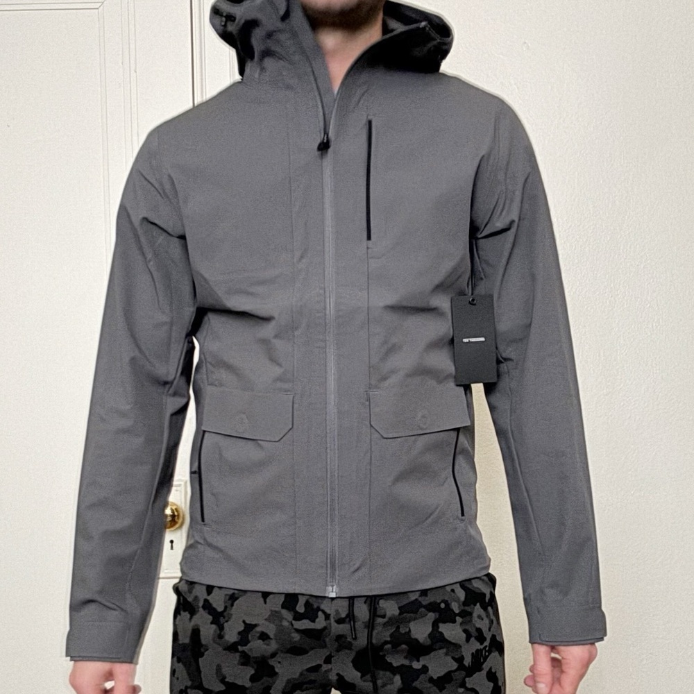 Ten Thousand Midweight Tech Jacket Iron Gray Full Zip Men’s Size Small New